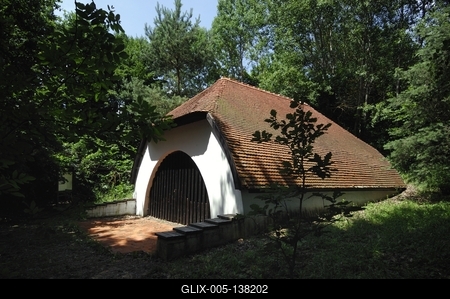 Őriszentpéter, középkori téglaégetőhely-stock-foto