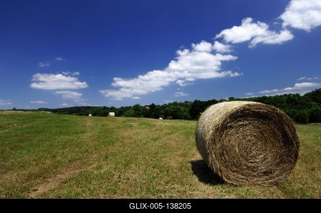 Őrségi táj Őriszentpéter határában-stock-foto
