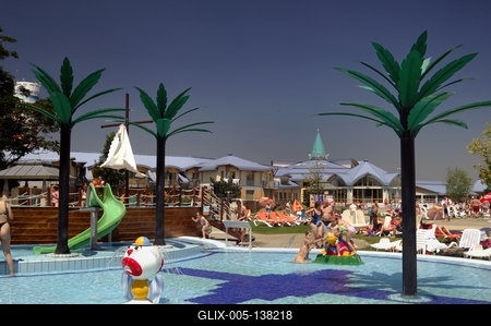 Sárvári Gyógy- és Wellnessfürdő-stock-foto