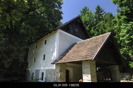 Velem, vízimalom (Schulter malom)-stock-foto