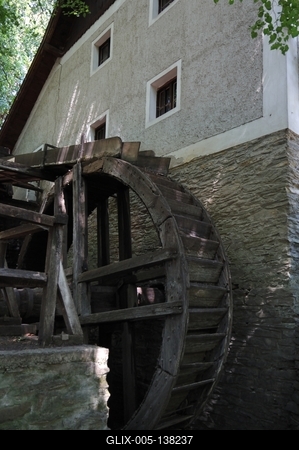 Velem, vízimalom (Schulter malom)-stock-foto