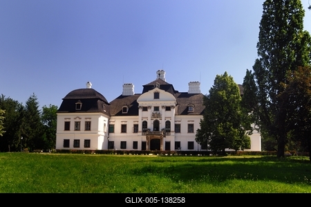 Zsira, Rimanóczy-kastély-stock-foto