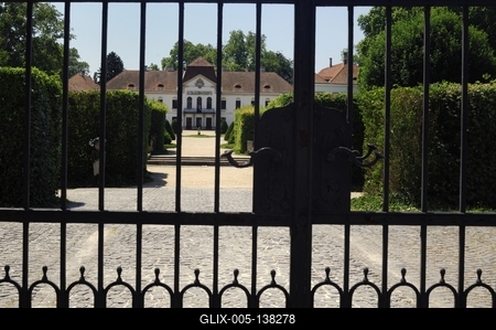 Nagycenk, Széchenyi-kastély-stock-foto