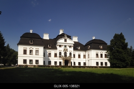 Zsira, Rimanóczy-kastély-stock-foto