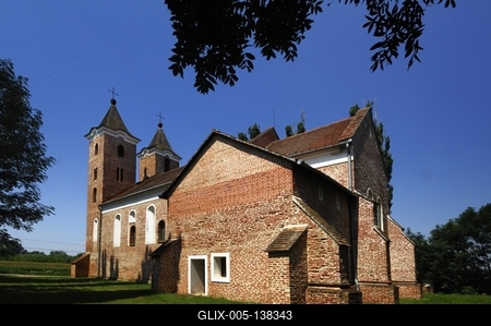 Árpás, Szent Jakab apostol templom-stock-foto