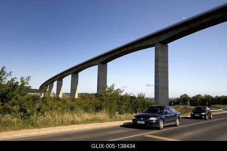 A Kőröshegyi völgyhíd-stock-foto