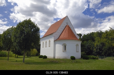 Zalavár, Szent István emlékkápolna-stock-foto