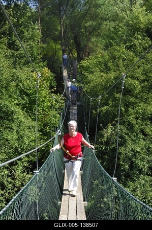 Lombsétány Ipolytarnócon-stock-foto