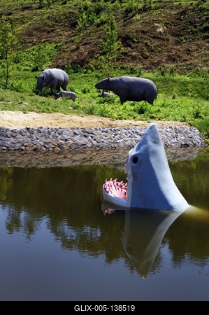 Tanösvény Ipolytarnócon-stock-foto