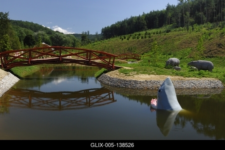 Tanösvény Ipolytarnócon-stock-foto