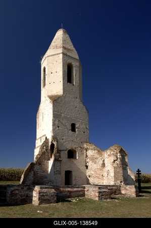 Somogyvámos, Pusztatorony (Pusztatemplom)-stock-foto