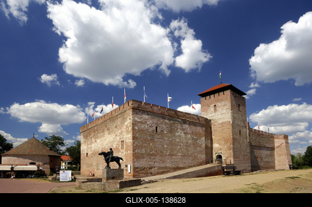 A gyulai vár-stock-foto