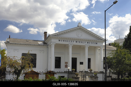 Békéscsaba, Munkácsy Mihály Múzeum-stock-foto