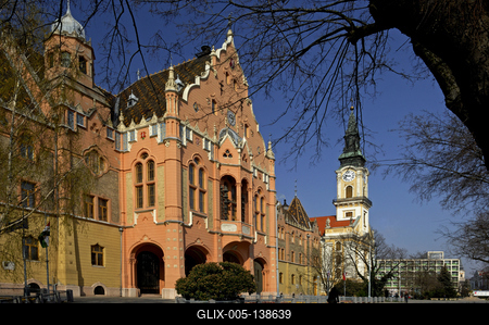Kecskemét, Városháza-stock-foto