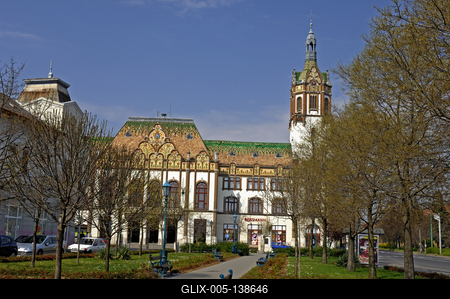 Kiskunfélegyháza, Városháza-stock-foto