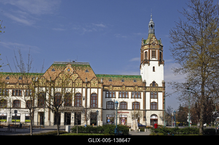 Kiskunfélegyháza, Városháza-stock-foto