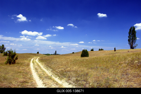 Homokbuckák Fülöpháza határában-stock-foto