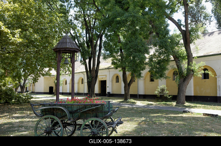 Mezőhegyesi Ménesbirtok-stock-foto