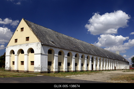 Mezőhegyesi Ménesbirtok-stock-foto