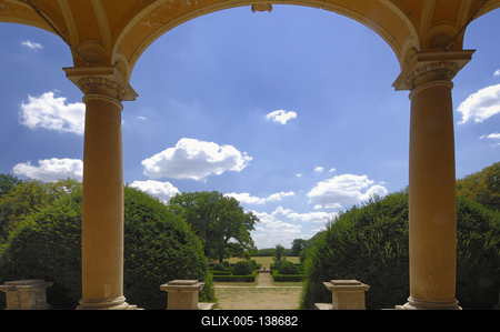 Szabadkígyós, a Wenckheim-kastély parkja-stock-foto