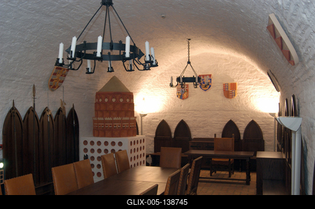 Vármúzeum a gyulai várban-stock-foto