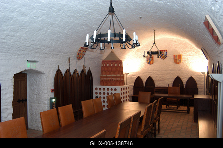 Vármúzeum a gyulai várban-stock-foto