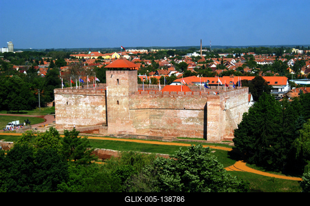 A gyulai vár-stock-foto