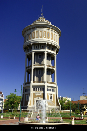 Szeged, Víztorony-stock-foto
