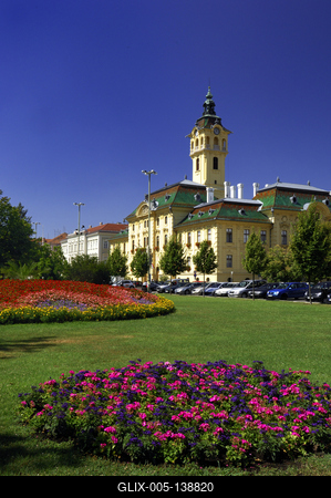 Szeged, Városháza-stock-foto