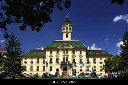 Szeged, Városháza-stock-foto
