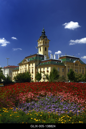 Szeged, Városháza-stock-foto