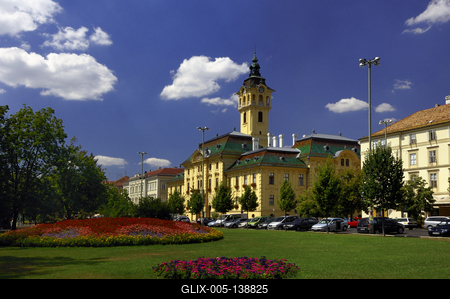 Szeged, Városháza-stock-foto