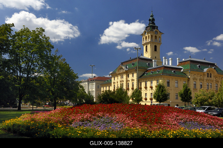 Szeged, Városháza-stock-foto