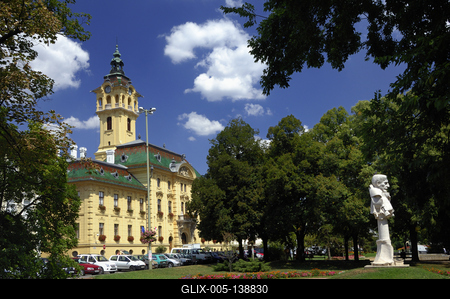 Szeged, Városháza-stock-foto
