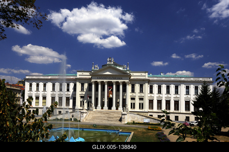 Szeged, Móra Ferenc Múzeum-stock-foto