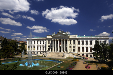 Szeged, Móra Ferenc Múzeum-stock-foto