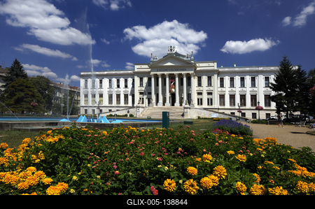 Szeged, Móra Ferenc Múzeum-stock-foto