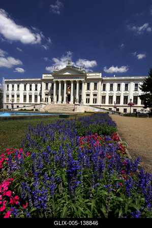 Szeged, Móra Ferenc Múzeum-stock-foto
