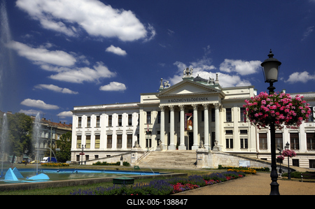 Szeged, Móra Ferenc Múzeum-stock-foto