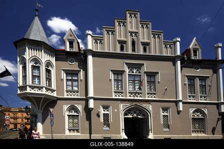 Szeged, Fekete-ház-stock-foto