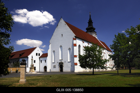 Szegedi ferences templom és kolostor-stock-foto