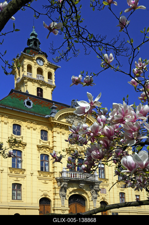 Szeged, Városháza-stock-foto