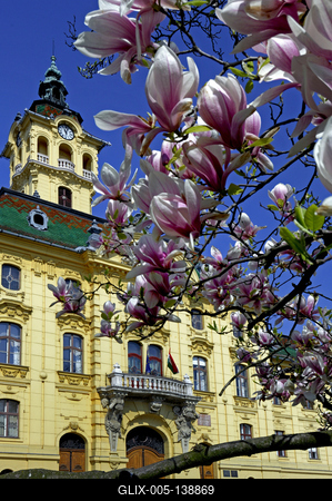 Szeged, Városháza-stock-foto