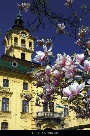 Szeged, Városháza-stock-foto