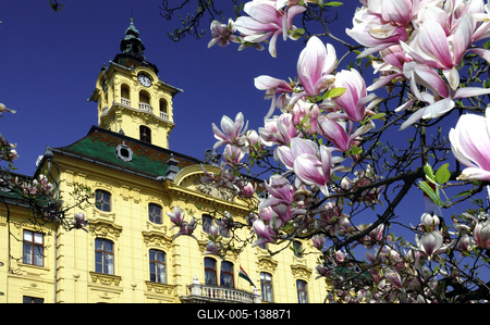 Szeged, Városháza-stock-foto
