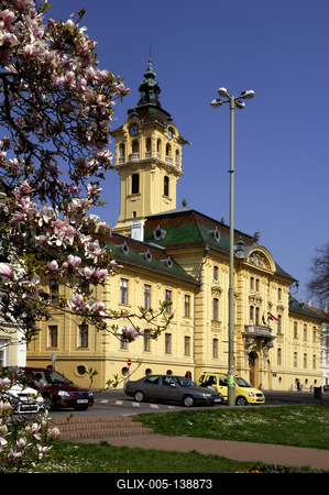 Szeged, Városháza-stock-foto