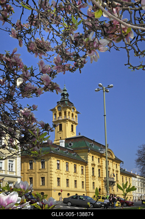 Szeged, Városháza-stock-foto