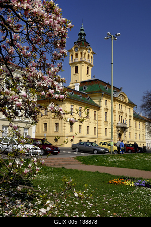 Szeged, Városháza-stock-foto