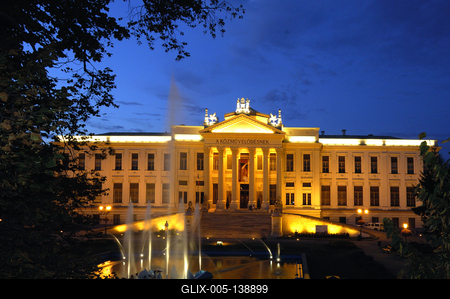Szeged, Móra Ferenc Múzeum-stock-foto