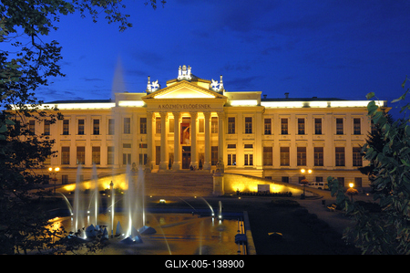 Szeged, Móra Ferenc Múzeum-stock-foto
